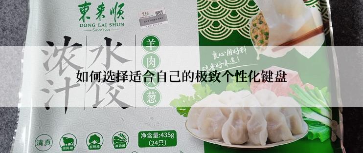 如何选择适合自己的极致个性化键盘