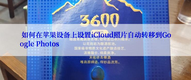  如何在苹果设备上设置iCloud照片自动转移到Google Photos