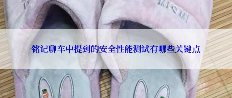 铭记聊车中提到的安全性能测试有哪些关键点