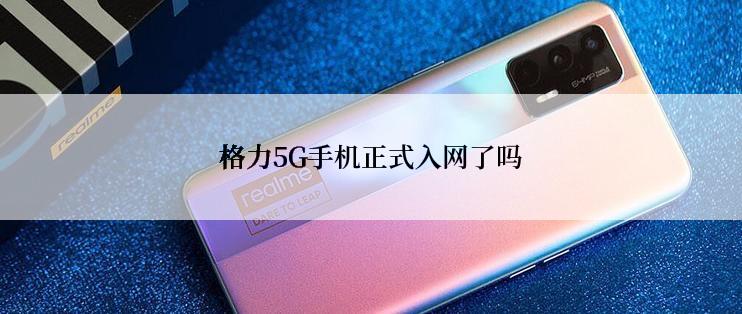 格力5G手机正式入网了吗