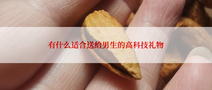 有什么适合送给男生的高科技礼物