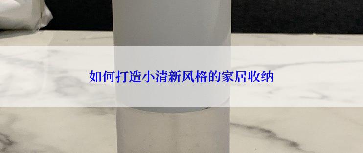 如何打造小清新风格的家居收纳