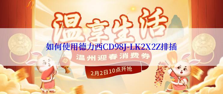 如何使用德力西CD98J-LK2X2Z排插