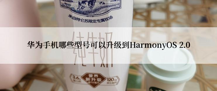 华为手机哪些型号可以升级到HarmonyOS 2.0