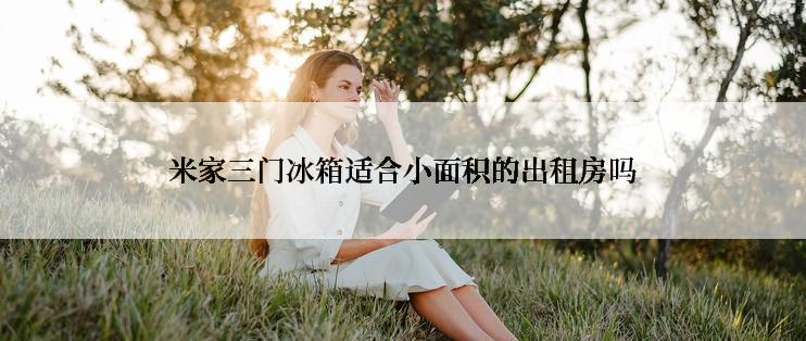 米家三门冰箱适合小面积的出租房吗