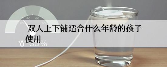  双人上下铺适合什么年龄的孩子使用