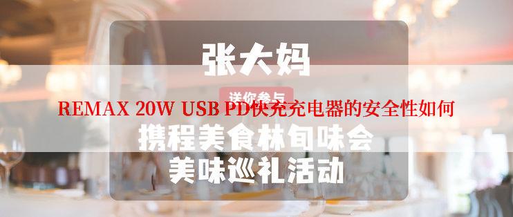 REMAX 20W USB PD快充充电器的安全性如何