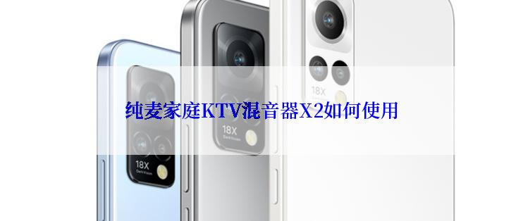 纯麦家庭KTV混音器X2如何使用