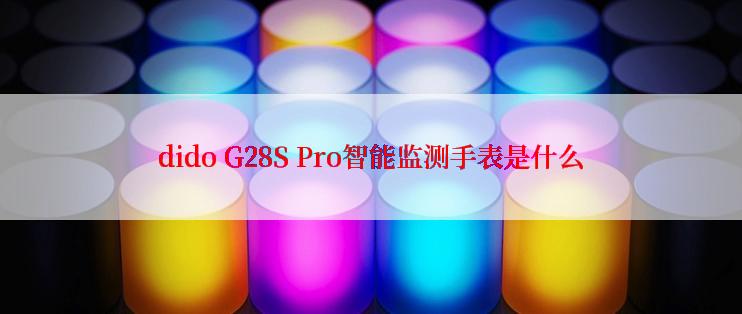 dido G28S Pro智能监测手表是什么