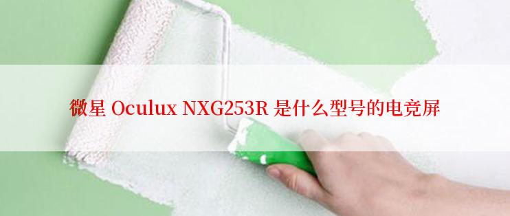 微星 Oculux NXG253R 是什么型号的电竞屏