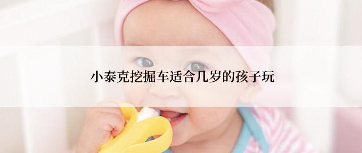  小泰克挖掘车适合几岁的孩子玩