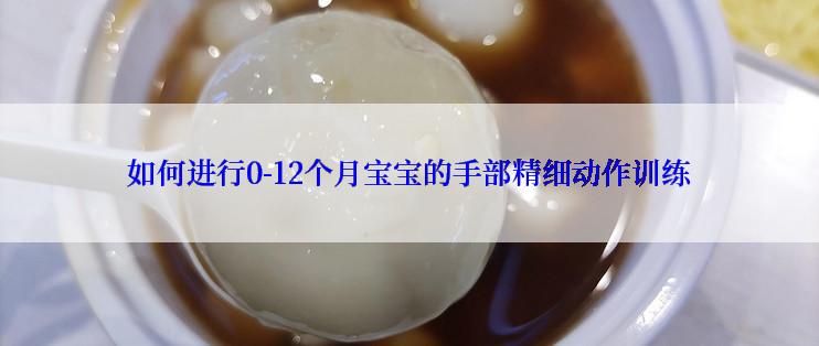 如何进行0-12个月宝宝的手部精细动作训练