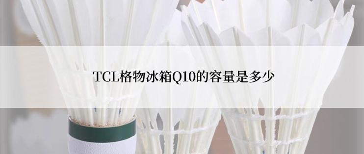  TCL格物冰箱Q10的容量是多少