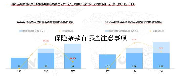 保险条款有哪些注意事项