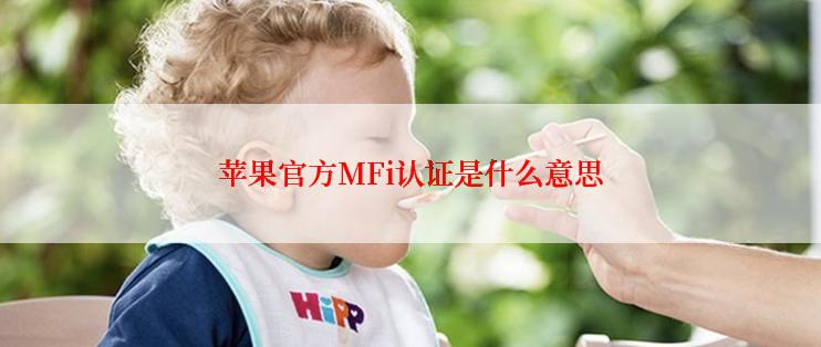 苹果官方MFi认证是什么意思