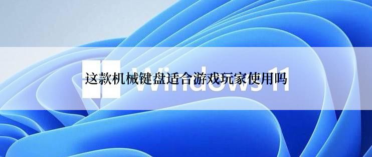 这款机械键盘适合游戏玩家使用吗