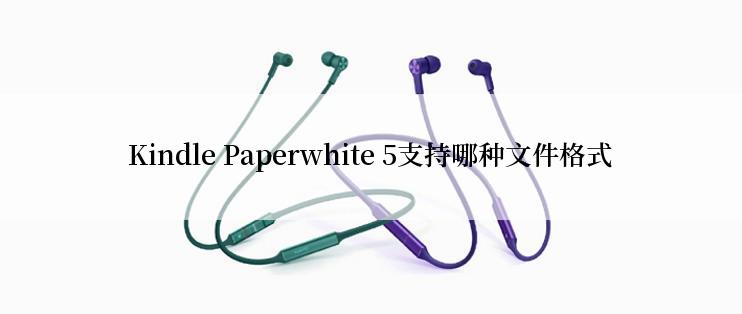 Kindle Paperwhite 5支持哪种文件格式