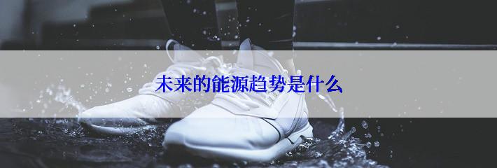 未来的能源趋势是什么