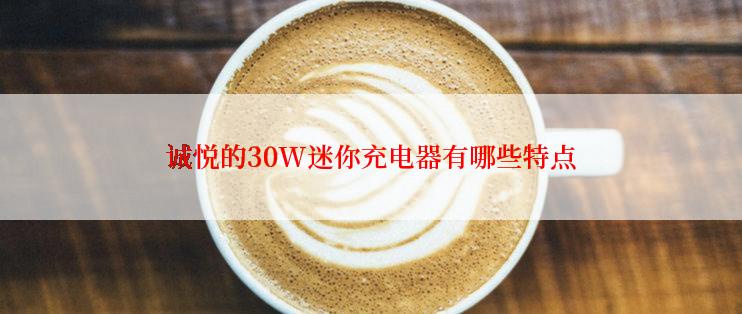 诚悦的30W迷你充电器有哪些特点