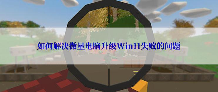 如何解决微星电脑升级Win11失败的问题