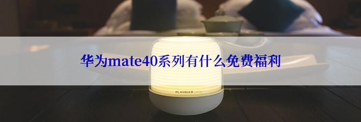 华为mate40系列有什么免费福利