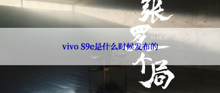 vivo S9e是什么时候发布的