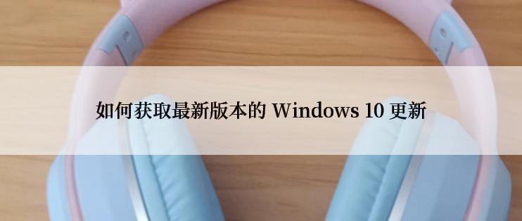 如何获取最新版本的 Windows 10 更新