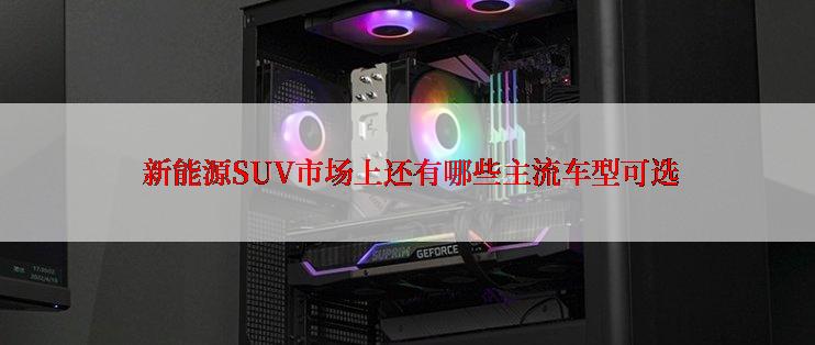  新能源SUV市场上还有哪些主流车型可选