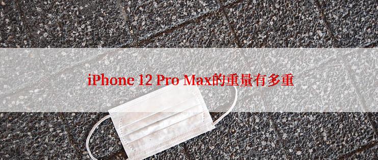  iPhone 12 Pro Max的重量有多重