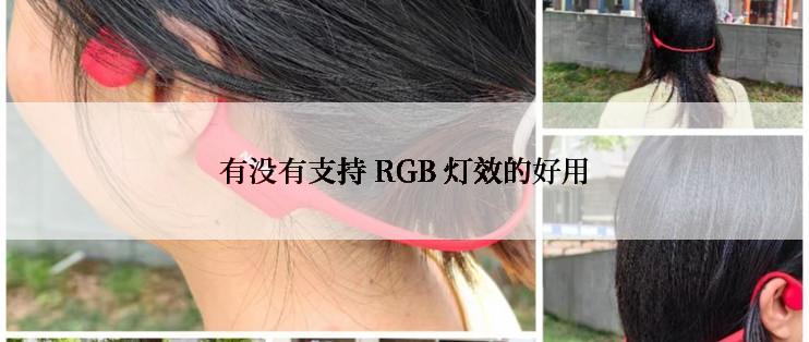 有没有支持 RGB 灯效的好用