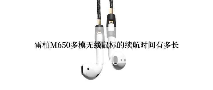 雷柏M650多模无线鼠标的续航时间有多长