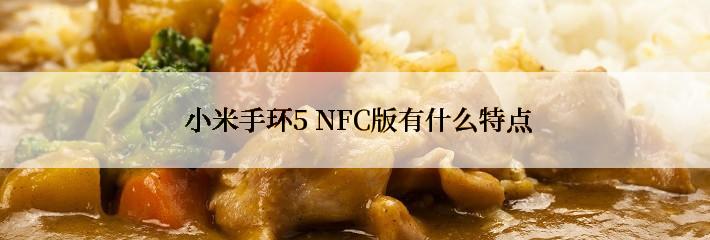  小米手环5 NFC版有什么特点