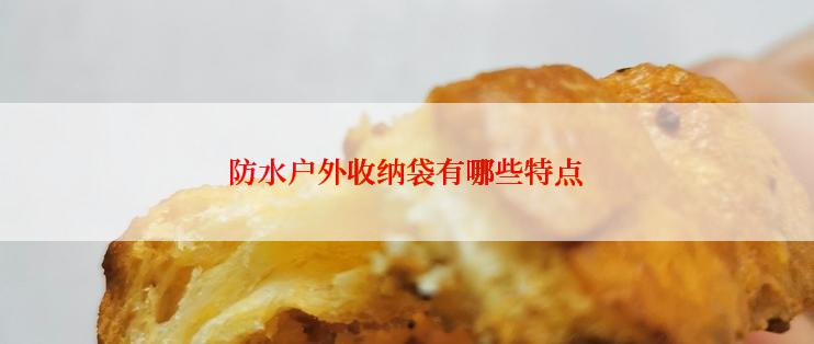 防水户外收纳袋有哪些特点