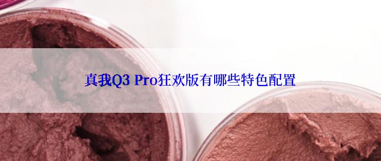 真我Q3 Pro狂欢版有哪些特色配置