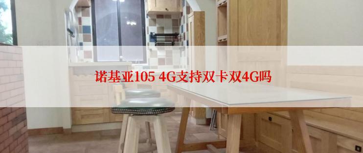  诺基亚105 4G支持双卡双4G吗