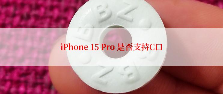 iPhone 15 Pro 是否支持C口