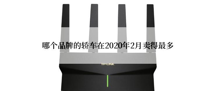 哪个品牌的轿车在2020年2月卖得最多