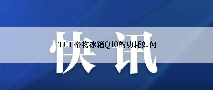  TCL格物冰箱Q10的功耗如何