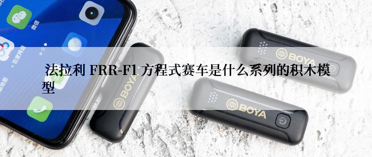  法拉利 FRR-F1 方程式赛车是什么系列的积木模型