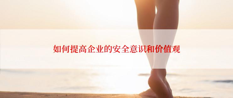 如何提高企业的安全意识和价值观