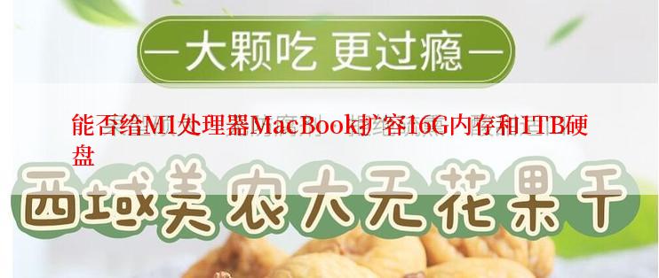 能否给M1处理器MacBook扩容16G内存和1TB硬盘