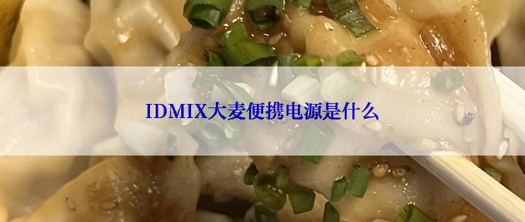 IDMIX大麦便携电源是什么