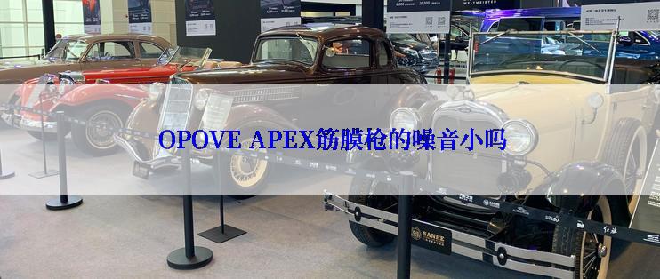  OPOVE APEX筋膜枪的噪音小吗