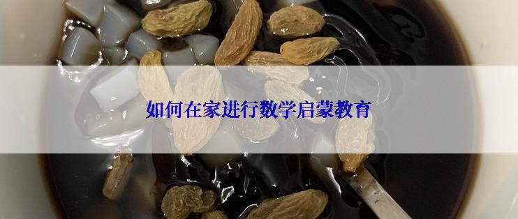 如何在家进行数学启蒙教育