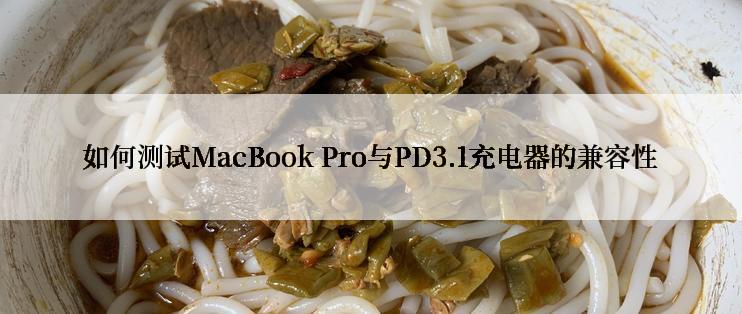 如何测试MacBook Pro与PD3.1充电器的兼容性