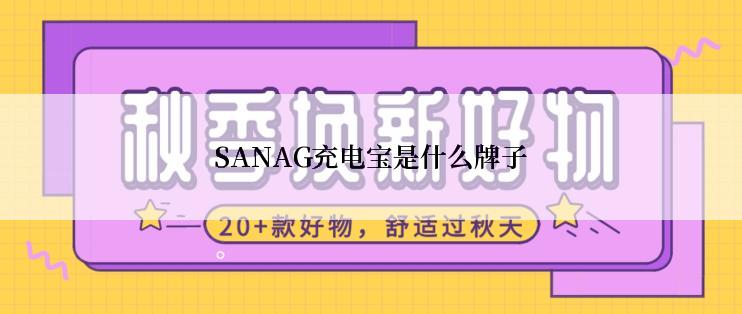 SANAG充电宝是什么牌子