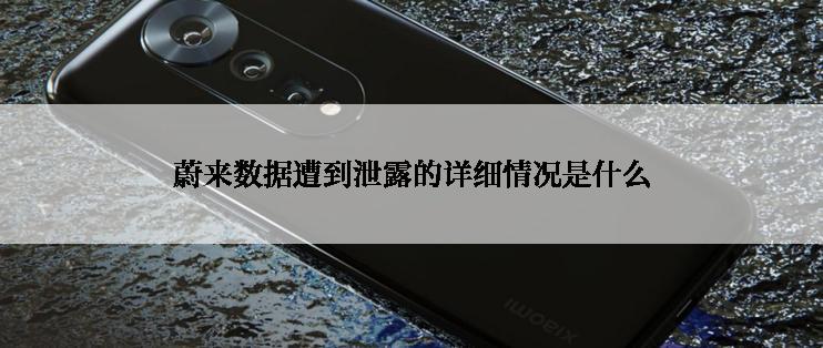 蔚来数据遭到泄露的详细情况是什么