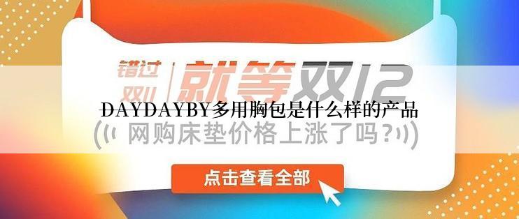 DAYDAYBY多用胸包是什么样的产品