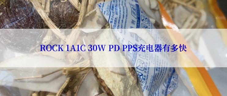 ROCK 1A1C 30W PD PPS充电器有多快