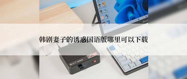 韩剧妻子的诱惑国语版哪里可以下载